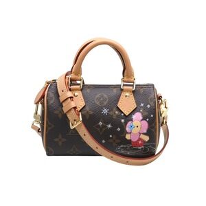 LOUIS VUITTON Speedy Bag Monogram Vivienne Brown Takashi Murakami